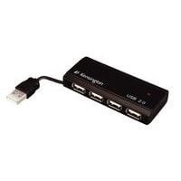 PocketHUB Mini USB 2.0 Kensington - Knooppunt (hub) - 4 poorten - Desktop computer Kensington kopen