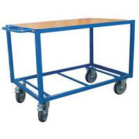 Plateauwagen hout - Wielen van TPE - Draagvermogen 500 kg - FIMM