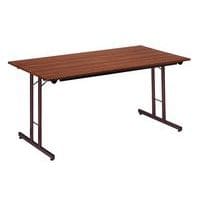 Klaptafel rechthoekig - zijonderstel - l 160 cm