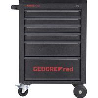 Gereedschapwagen MECHANIC 6 laden, zwart, mat R20152006 - GedoreRed