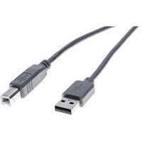 USB 2.0-kabel type A / B grijs eco - 1,0 m