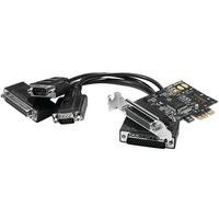 PCI-Express kaart 1x- 2x RS232 + 1x Parallele Low Profile