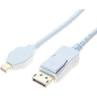 Kabel Displayport en mini displayport 1.2 wit - 2 M