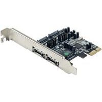 Kaart SATA II PCI-Express 2 kanalen 4 int./ext. poorten