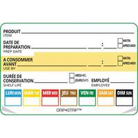 Sticker uiterste verbruiksdatum 7 dagen FR - Set van 500 - Matfer