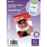 Beschermhoezen-enkel-PVC 20/100ste-A6. - Exacompta