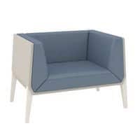 Fauteuil Accord met pvc gecoate metalen poten