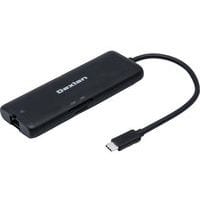 Minidock USB-C 6-in-1 HDMI 2.0 4K GigaLAN-kaart SD/TF USB-A/C