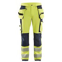 Werkbroek High Vis met 4-weg stretch 1997 - geel/zwart