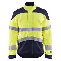 Jack vlamvertragend Multinorm High Vis 4089 - geel/marineblauw