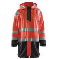 Regenjas High vis LEVEL 1 4324 - rood/zwart