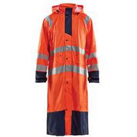 Regenjas High Vis LEVEL 1 4325 - oranje/marineblauw