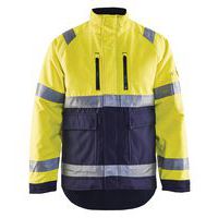 Winterjas High Vis 4827 - geel/marineblauw