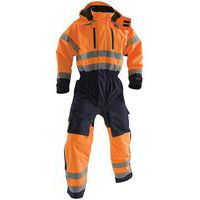 Winteroverall High Vis 6763 - Oranje/Marineblauw