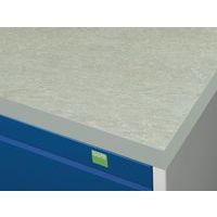 Werkblad Cubio 525 mm (B) x 525 mm (D) linoleum - BOTT