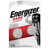 Knoopcelbatterij - CR2450 - 3 V - Set van 2 - Energizer