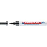 Permanente markeerstift, speciaal voor industrie - 8300 - zwart - Edding