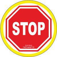 Verbodsbord met hoge zichtbaarheid - Stop - hard - Novap