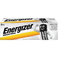 Alkalinebatterij Industrial - LR20 - set van 12 - Energizer