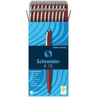 Balpen - K15 - rood - 20 stuks - Schneider