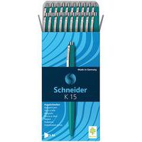 Balpen - K15 - groen - 20 stuks - Schneider