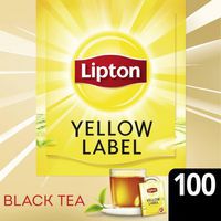 Doos met 100 zakjes zwarte thee - Lipton