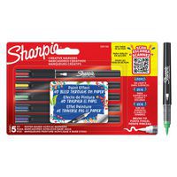 Creatieve markeerstift met penseelpunt Sharpie Brush, assorti - Sharpie