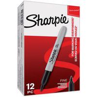 Permanente markeerstift fijne punt - doos van 12 - Sharpie