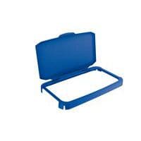 Blauw deksel met scharnier Durabin® 60 l - Durable