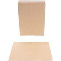 Kraft envelop zelfklevend blond met adreszone 260 x 330 90 g