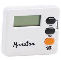 Timer afteller wit - 100 min - Manutan Expert