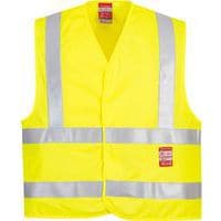 Vest Vlamvertragend Hi-Vis FR75 Geel Portwest