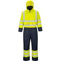 Overall Tweekleuren Hi-Vis Gevoerd Blauw/geel S485 Portwest