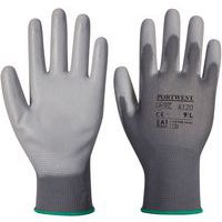 Handschoen PU Palm Grijs A120 Portwest