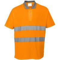 Poloshirt Comfort Katoen Oranje S171 Portwest