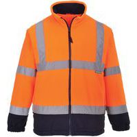 Fleece Reflecterend Tweekleuren Hi-Vis F301 Blauw/oranje Portwest