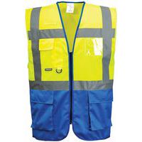 Vest Executive Warsaw Blauw/geel C476 Portwest