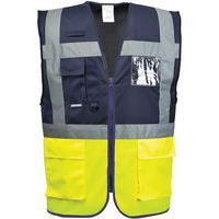 Vest Executive Paris Blauw/geel C276 Portwest