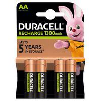 Oplaadbare AA-batterijen van 1300 mAh - Set van 4 - Duracell