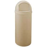 Afvalbak Marshall Dome - 57 l - beige - Rubbermaid