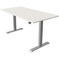 Zit/sta bureau Move1 zilver, memory functie, B160xD80xH74-123cm.