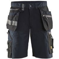 Short met stretch en spijkerzak Marineblauw/Zwart - Blåkläder