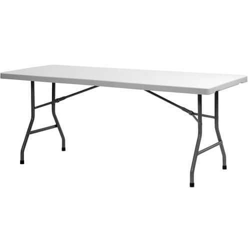 Klaptafel 8 persoon - metaal/pe - 182X75 - XL180