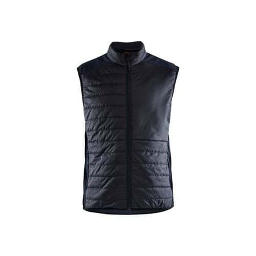 Gevoerd vest Black/Dark Navy - Blåkläder