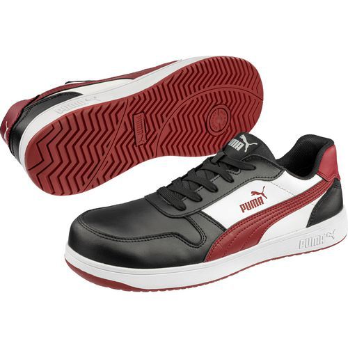 Veiligheidsschoen FRONTCOURT LOW S3L ESD - rood/zwart - Puma