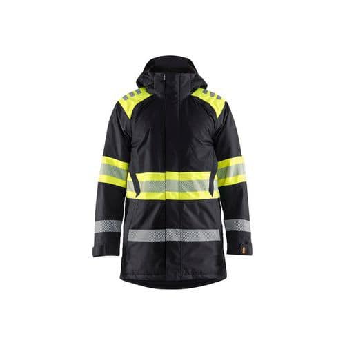 Winterparka Hi-Vis Klasse 1 Zwart/Geel - Blåkläder