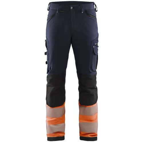 Hivis 4 way stretch trouser class 1 - Blåkläder