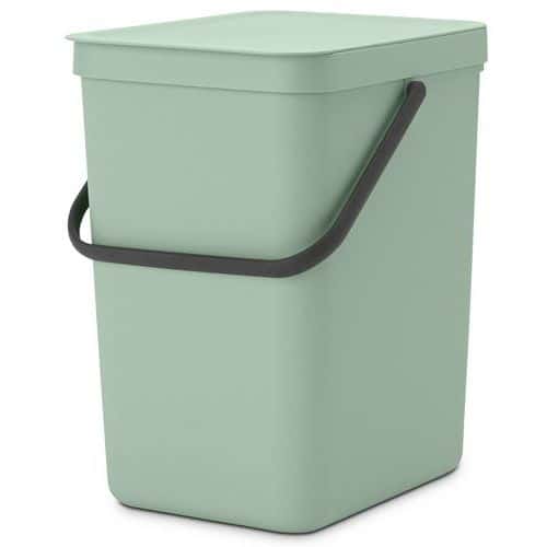 Afvalemmer Sort&Go 25L, Brabantia, Jade