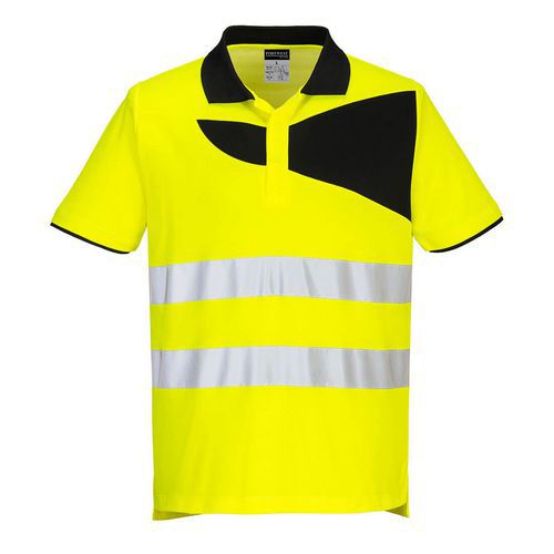 Poloshirt PW2 Hi-Vis K/M - Portwest