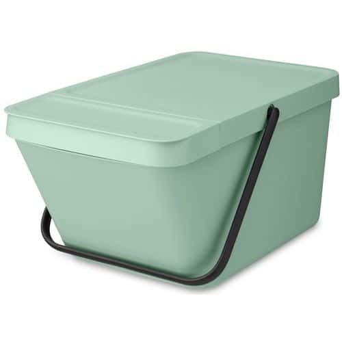 Afvalemmer Sort&Go stapelbaar 20 L, Brabantia, Jade